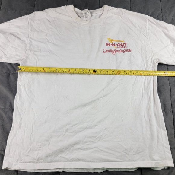 In N Out Quality You Can Taste Mens T-Shirt Size XL Hanes Beefy Short Sleeve - Picture 7 of 10